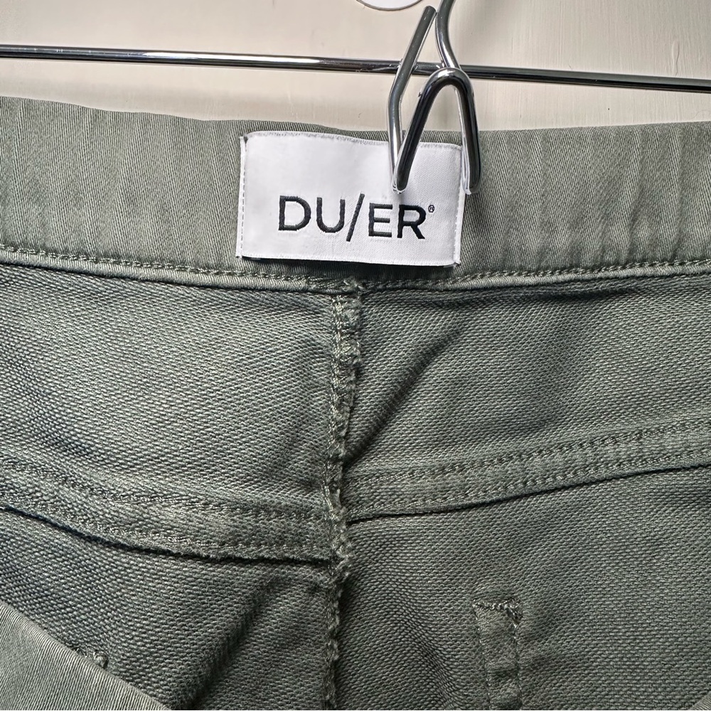 Olive Green Athletic Shorts for Women - Picture 4 of 7